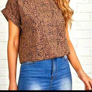Brand New in package women's cuffed blouse